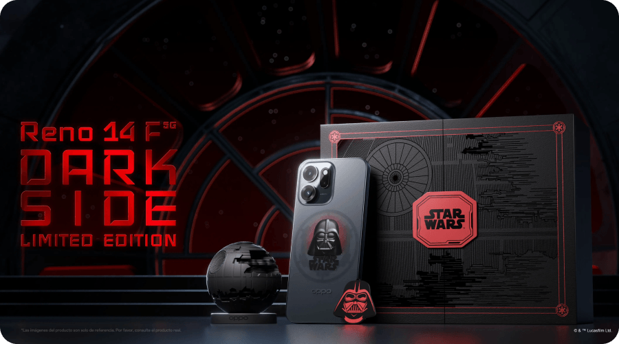Oppo Reno 14F Dark Side Características