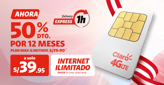 descuento del 50% por 12 meses en chip postpago portabilidad claro por cyber wow de claro