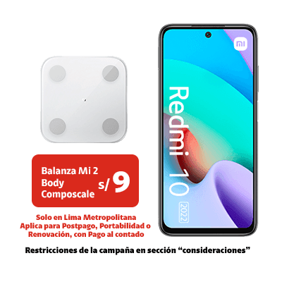 Xiaomi Redmi 10 64 GB / 4 Ram Gris - Open Box — Reuse Perú