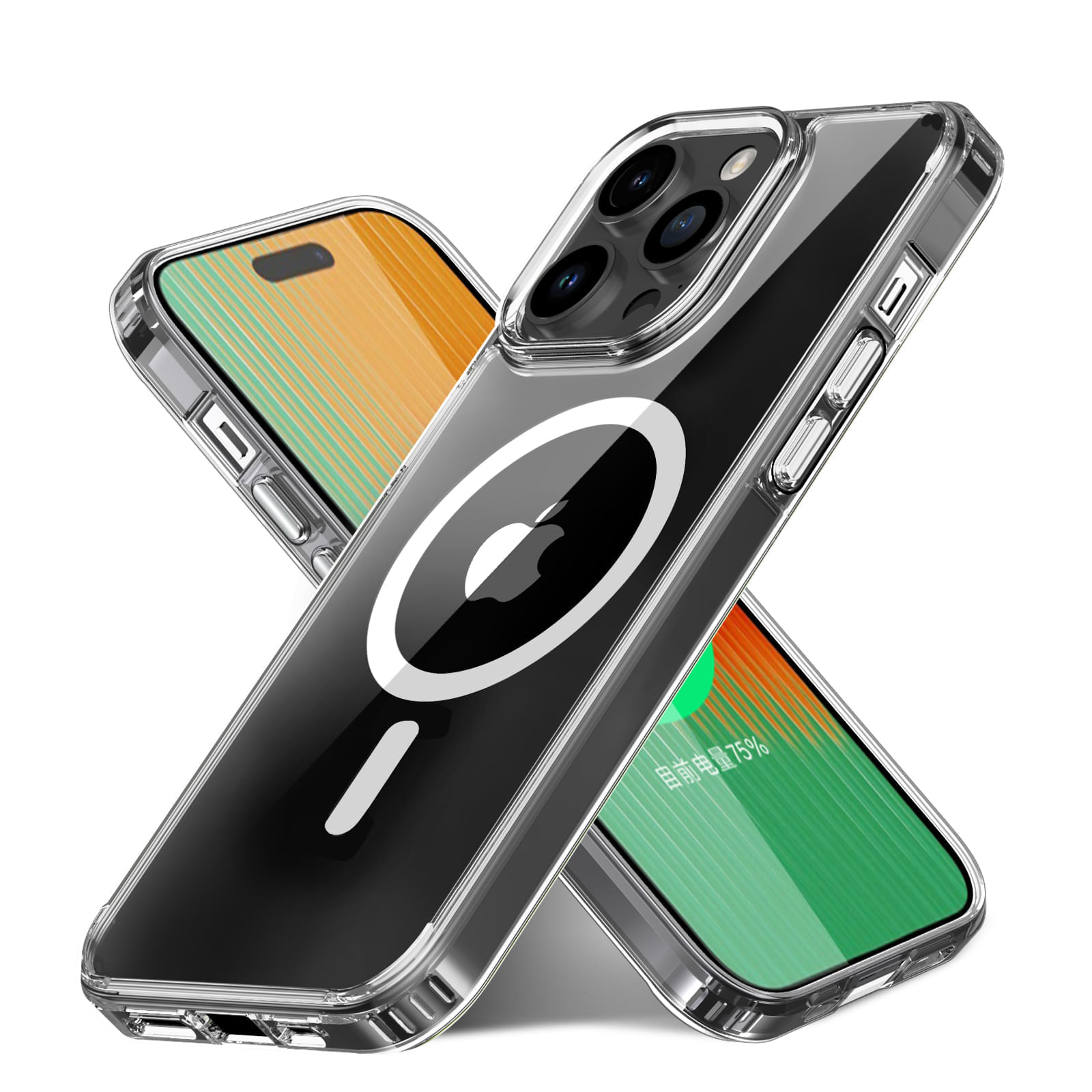 Case para iPhone 13 Pro con magsafe, transparente - Coolbox