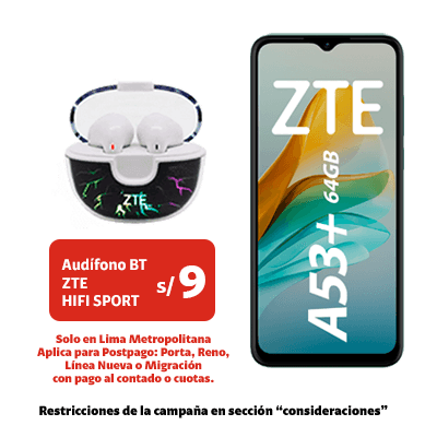 Celular Zte Blade A53 Plus 64gb Gray - Masonline - Más Online