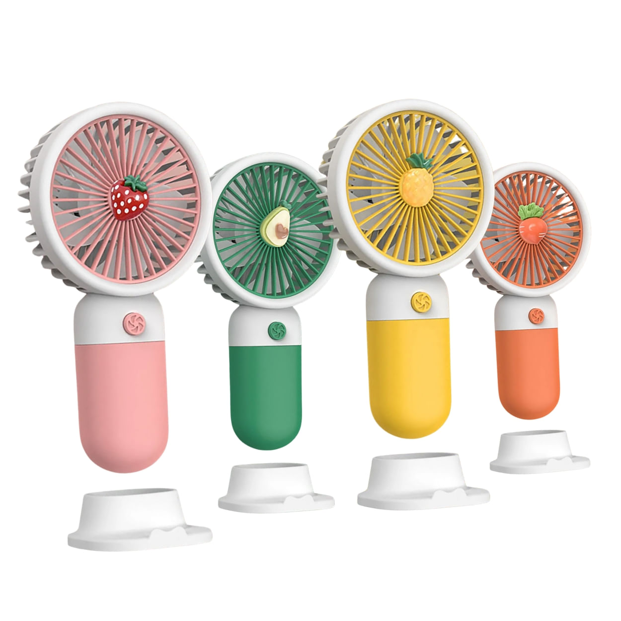 Pack x4 Mini Ventilador de escritorio