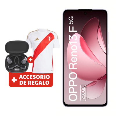 Reno 13F 256GB 5G Morado + Audífonos