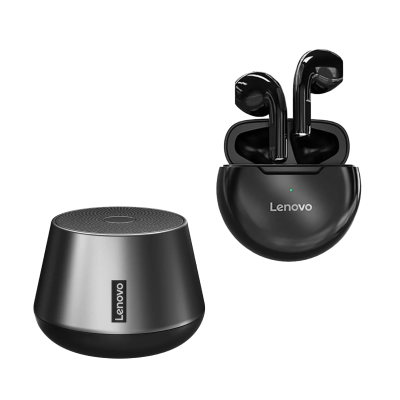 AUDÍFONOS LENOVO HT38 + PARLANTE BLUETOOTH K3 PRO
