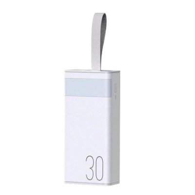 Cargador Portatil power Bank 30000mah Rpp-320 Pd+qc 20w+225w - White