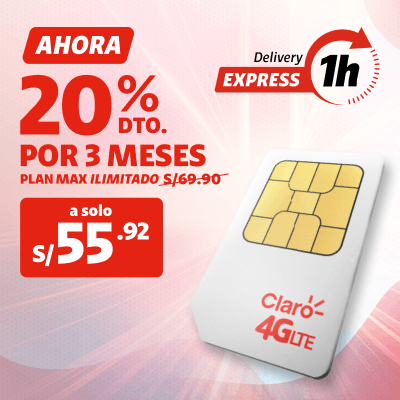 Claro Chip Claro Postpago PORT + 69.90