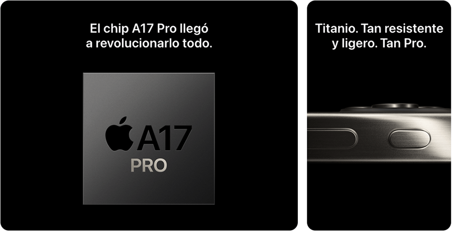 Apple iPhone 15 Pro Max en titanio negro