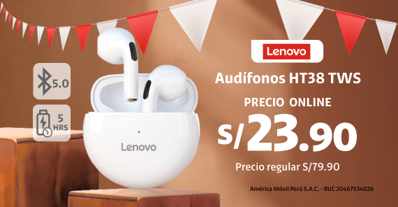 audifonos redmi buds 6 a s/39.90 por cyber wow de claro