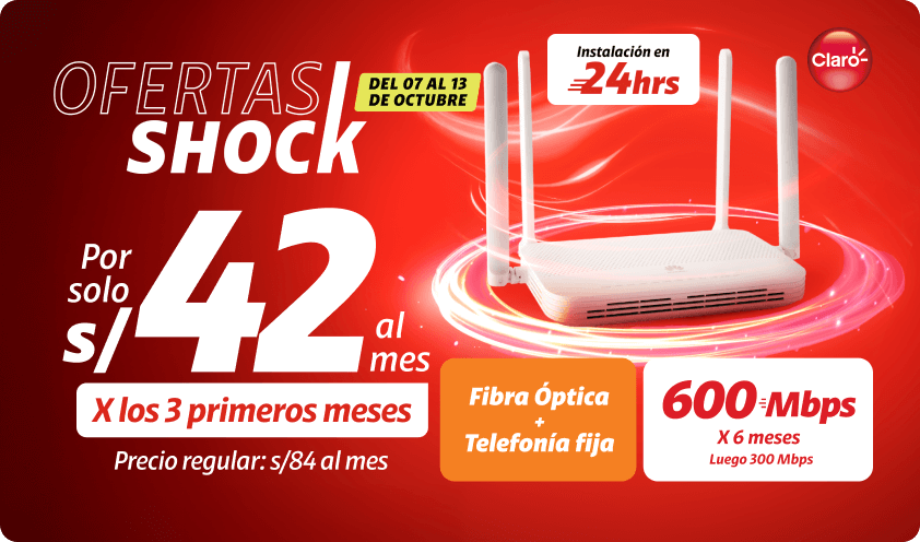 Imagen de sección Todo lo que tu hogar necesita, está en Claro
