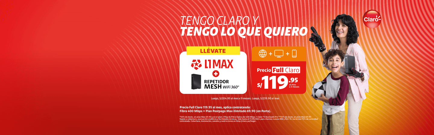 Banner del Formulario Lleva el mejor plan de hogar de Claro y conéctate sin límites
