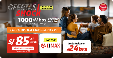 Imagen de sección Todo lo que tu hogar necesita, está en Claro