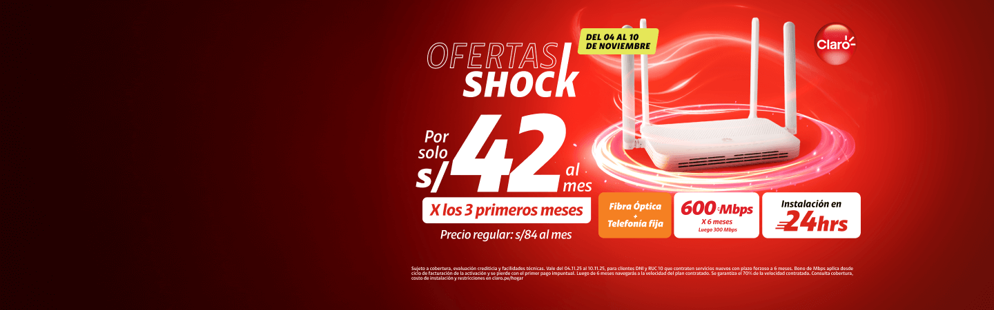 Banner del Formulario Lleva el mejor plan de hogar de Claro y conéctate sin límites